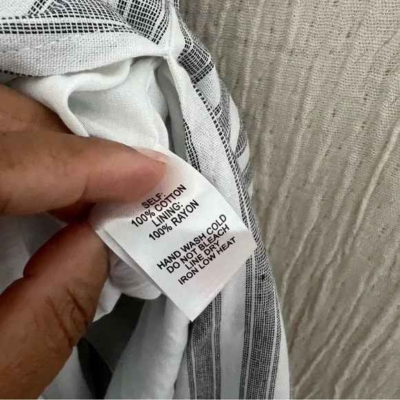 Lulus Nelson Gray and White Striped Midi Dress (XS) Excellent Condition - Picture 7 of 11